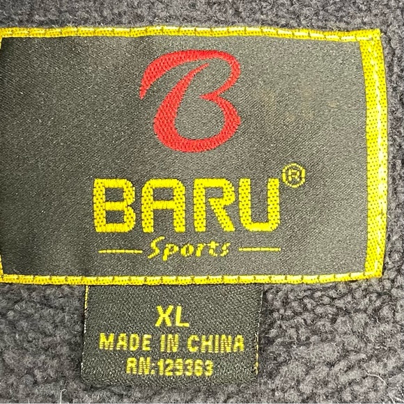 Baru Sports With United States Army Eagle Logo Patch Embroidered Fleece Vests - Picture 6 of 12